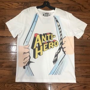 Anti-Hero by Artful Dodger White Graphic T-Shirt
